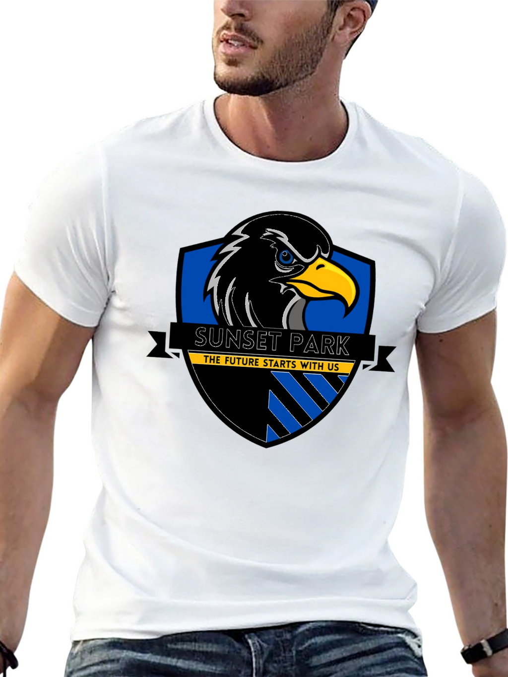 Sunset Park Eagle Black T-Shirt