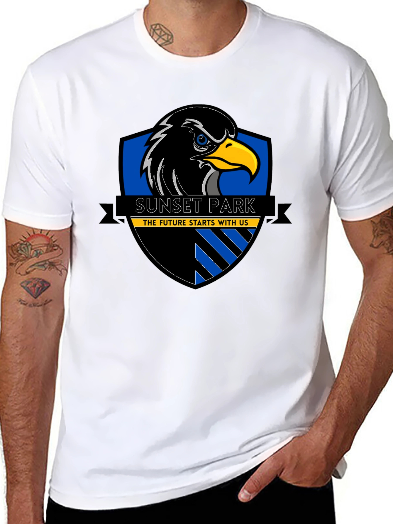 Sunset Park Eagle Black T-Shirt