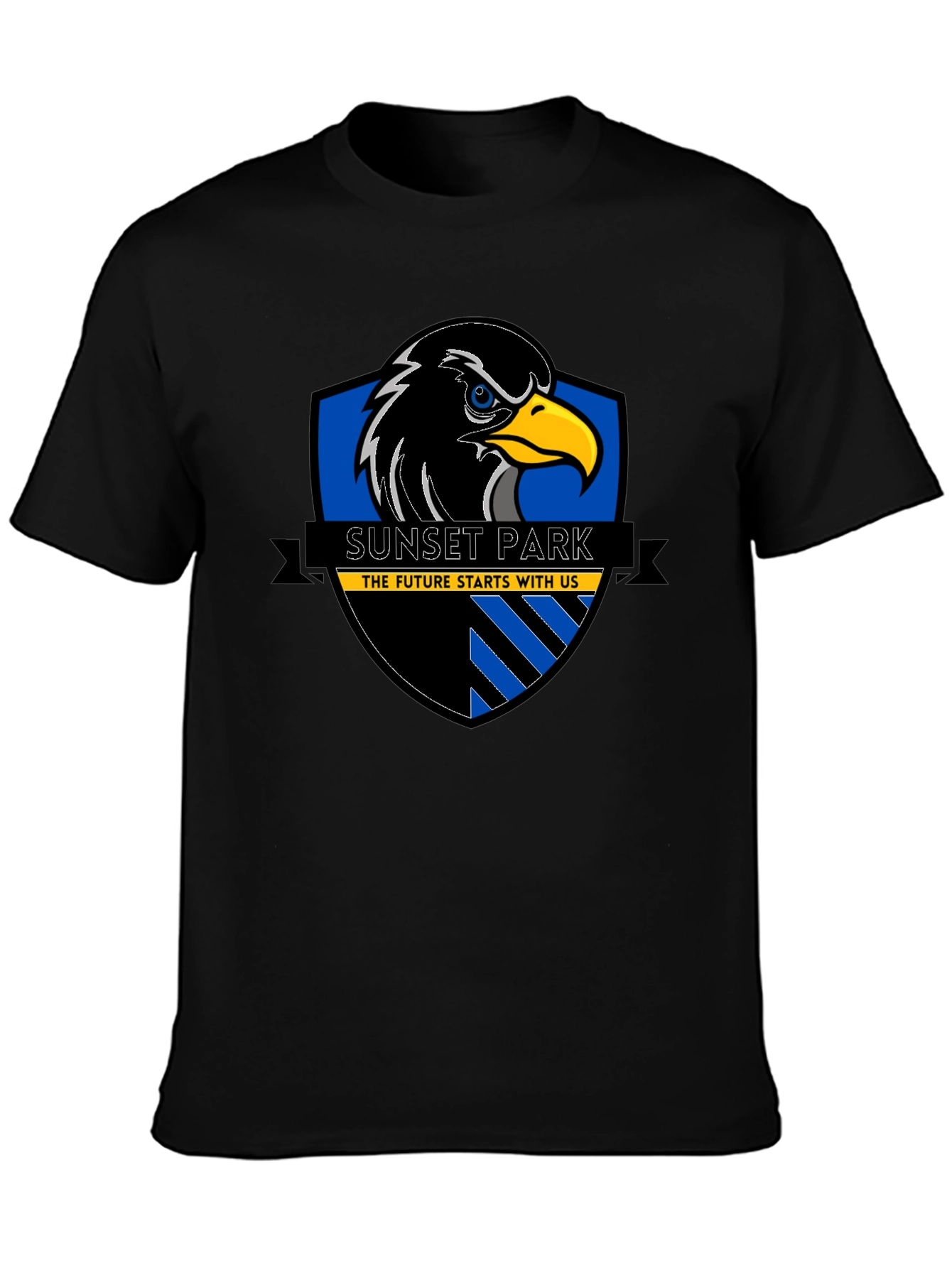 Sunset Park Eagle Black T-Shirt