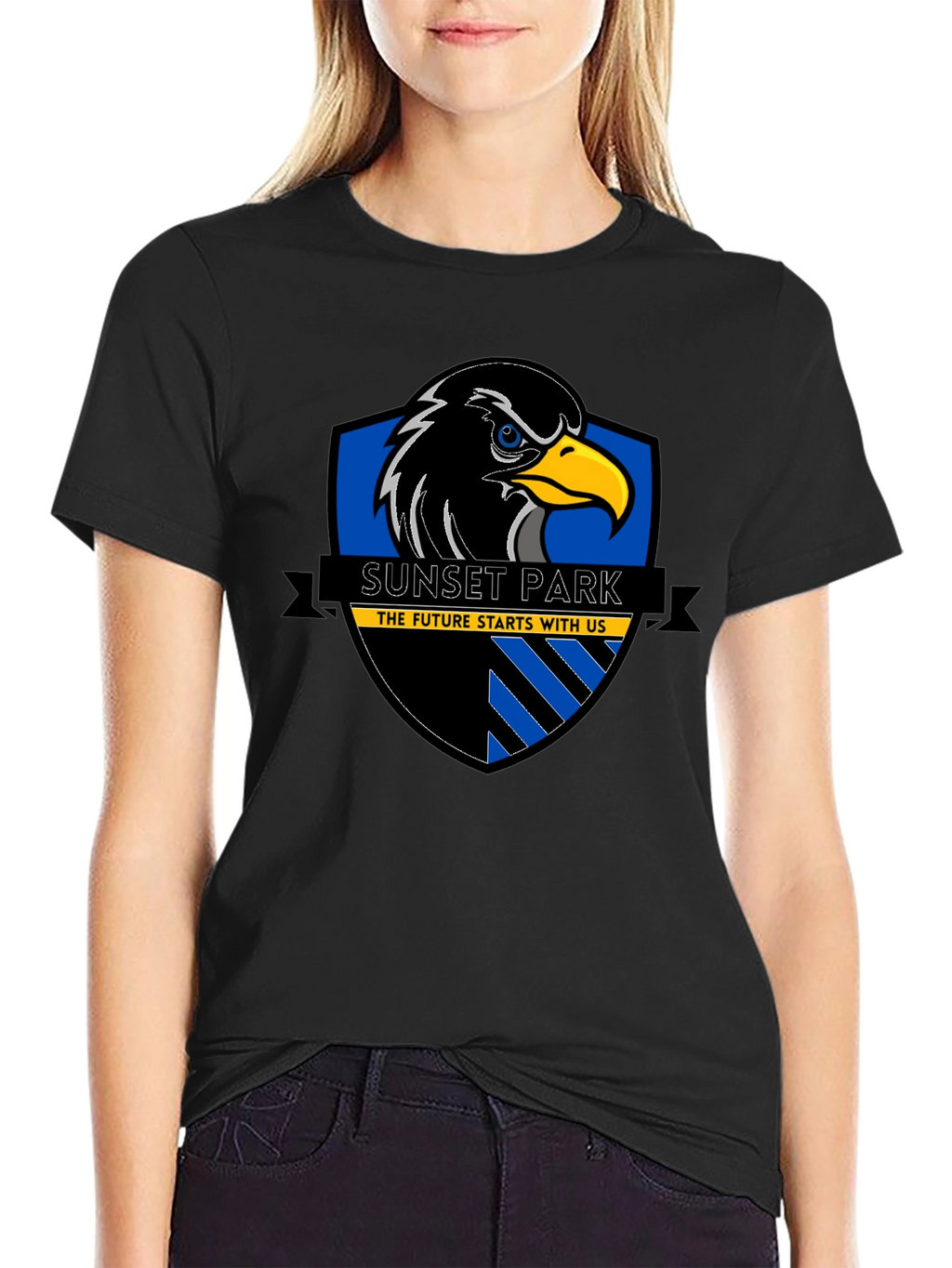 Sunset Park Eagle Black T-Shirt