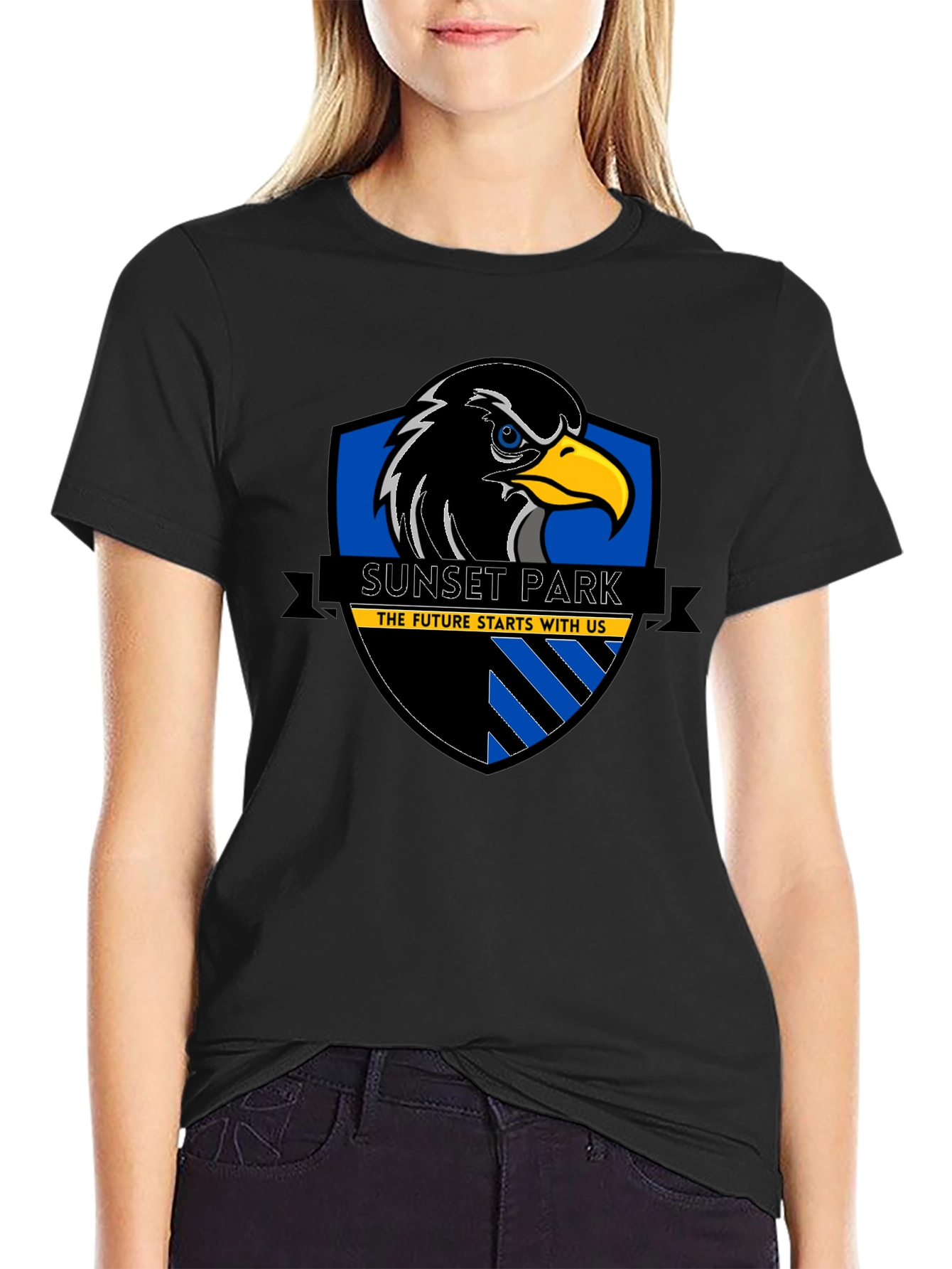 Sunset Park Eagle Black T-Shirt