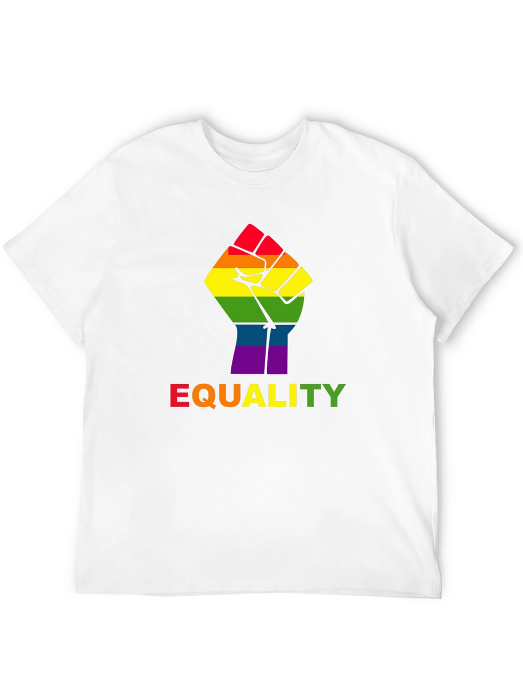 Equality Fist Pride Tee - Black LGBT Rights T-Shirt