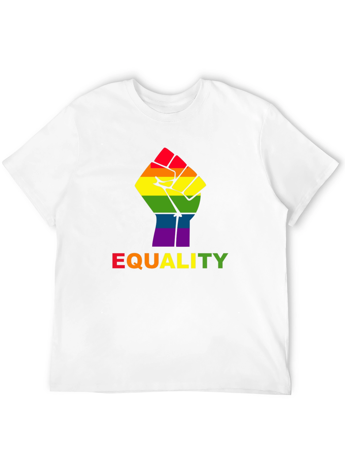 Equality Fist Pride Tee - Black LGBT Rights T-Shirt