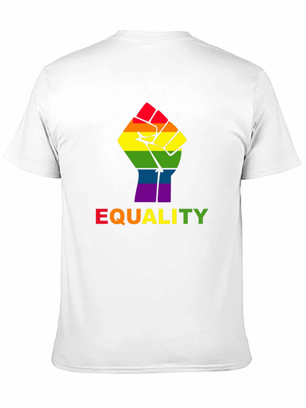 Equality Fist Pride Tee - Black LGBT Rights T-Shirt