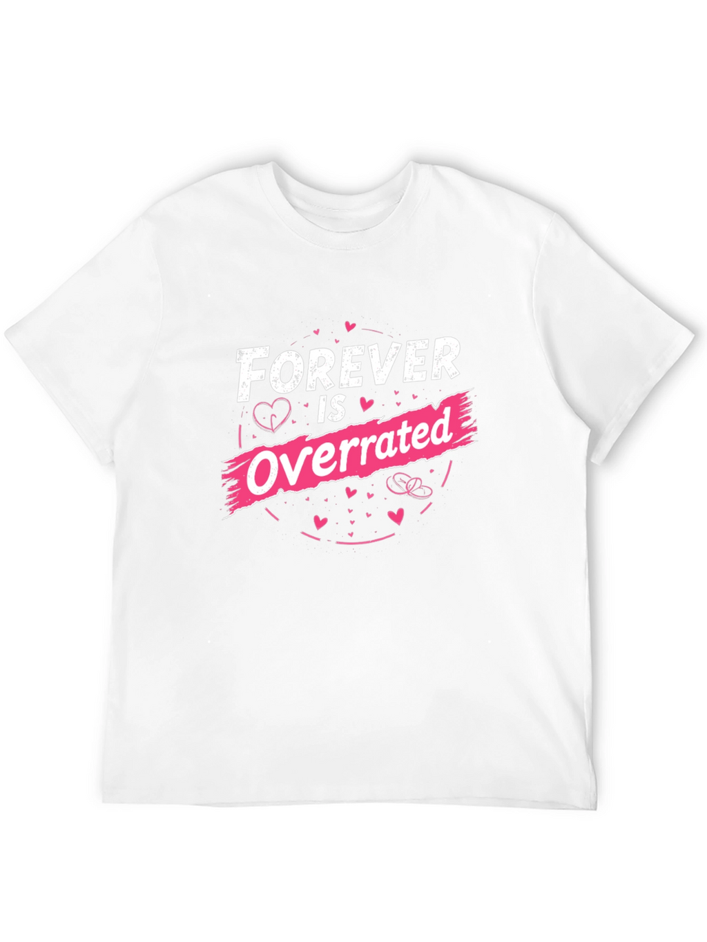 Forever is Overrated Graphic Tee - Black