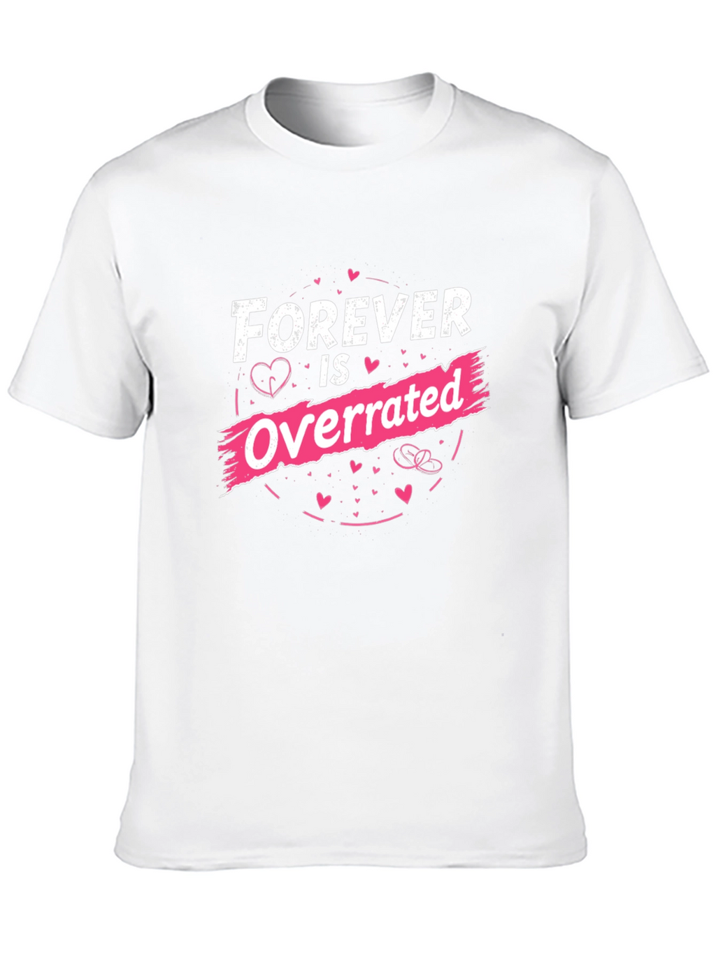 Forever is Overrated Graphic Tee - Black