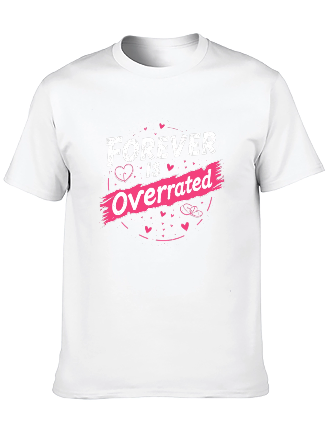 Forever is Overrated Graphic Tee - Black