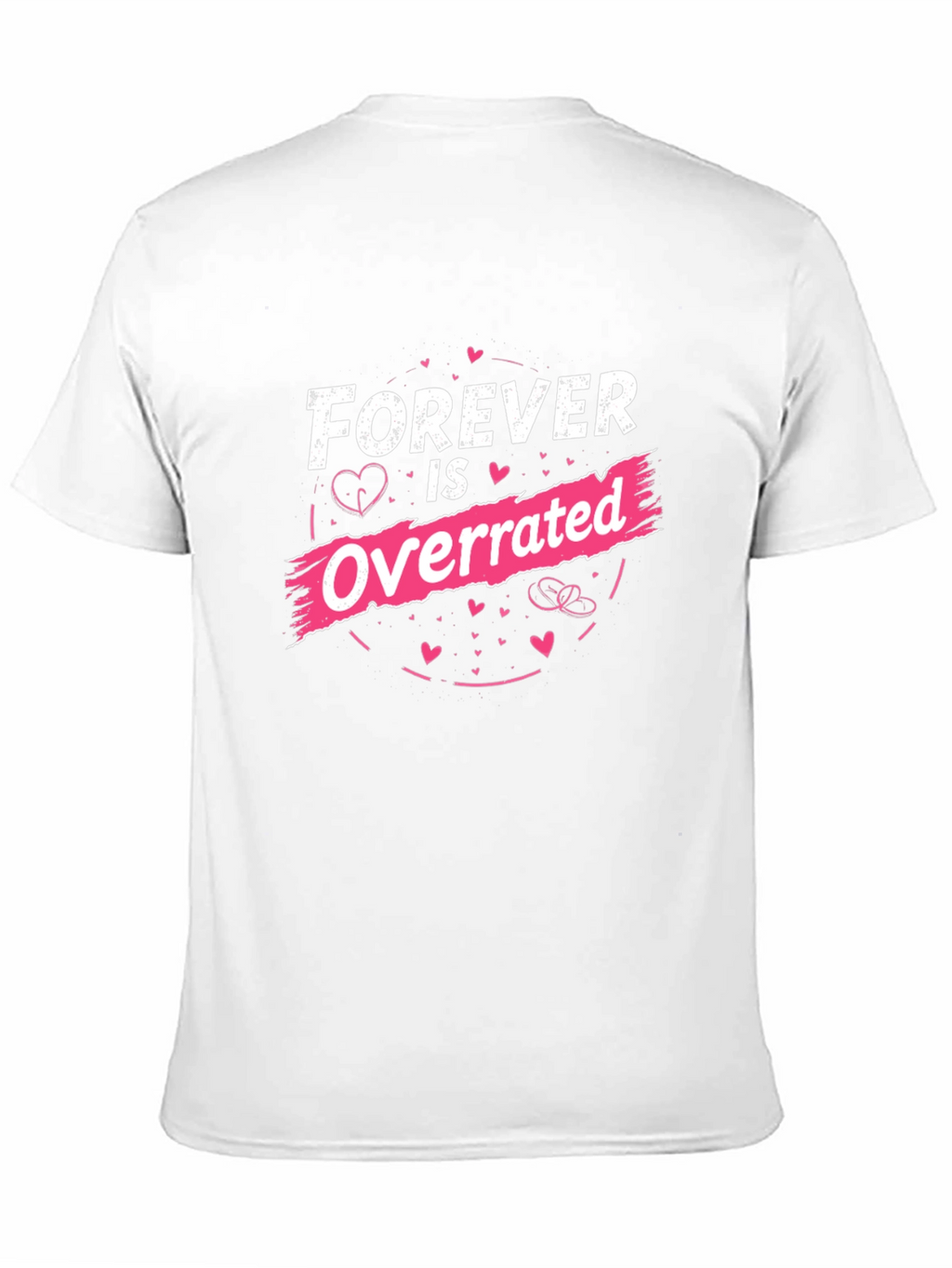 Forever is Overrated Graphic Tee - Black