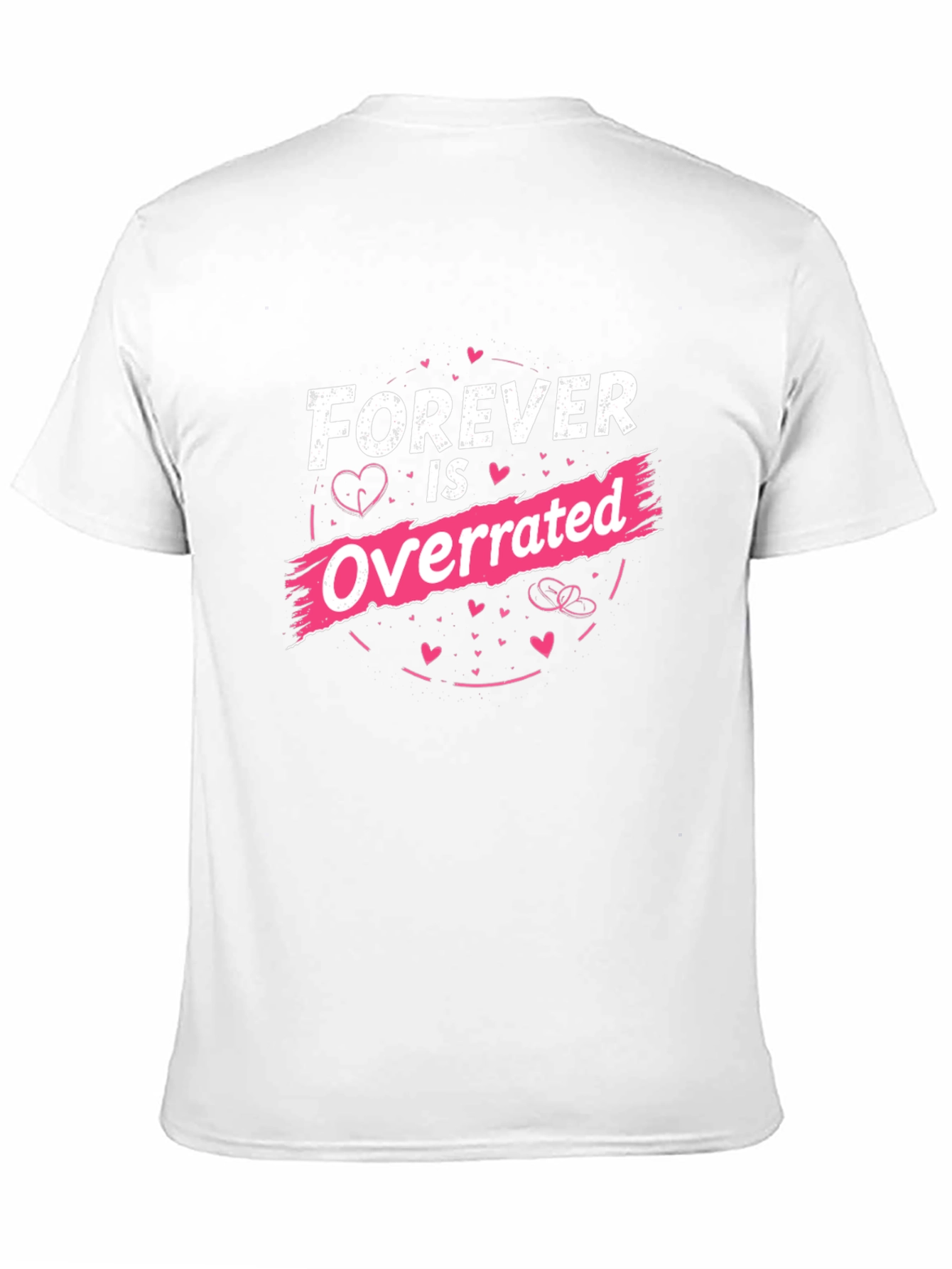 Forever is Overrated Graphic Tee - Black