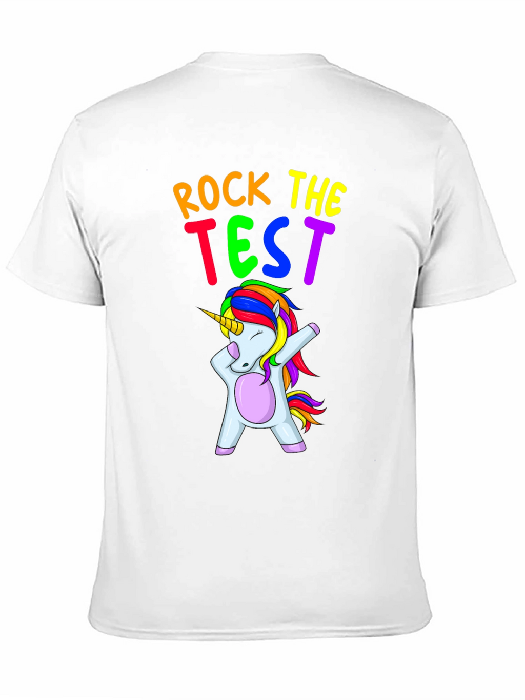 Rock the Test Unicorn Graphic Tee