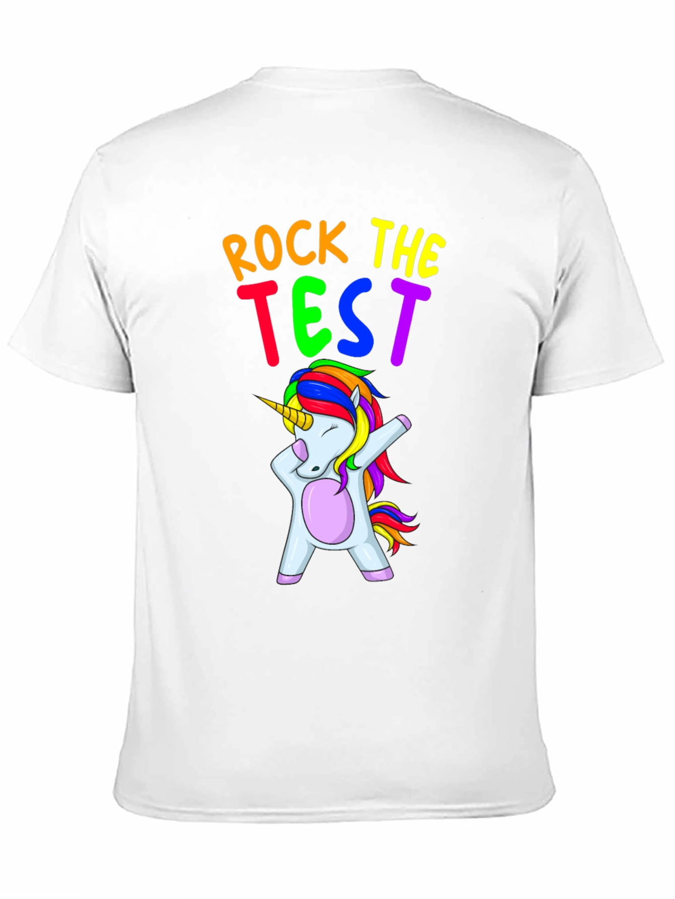 Rock the Test Unicorn Graphic Tee