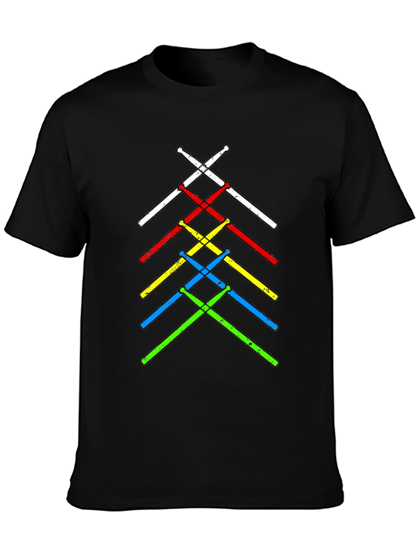 Drumsticks Graphic Tee - Music Lovers T-Shirt