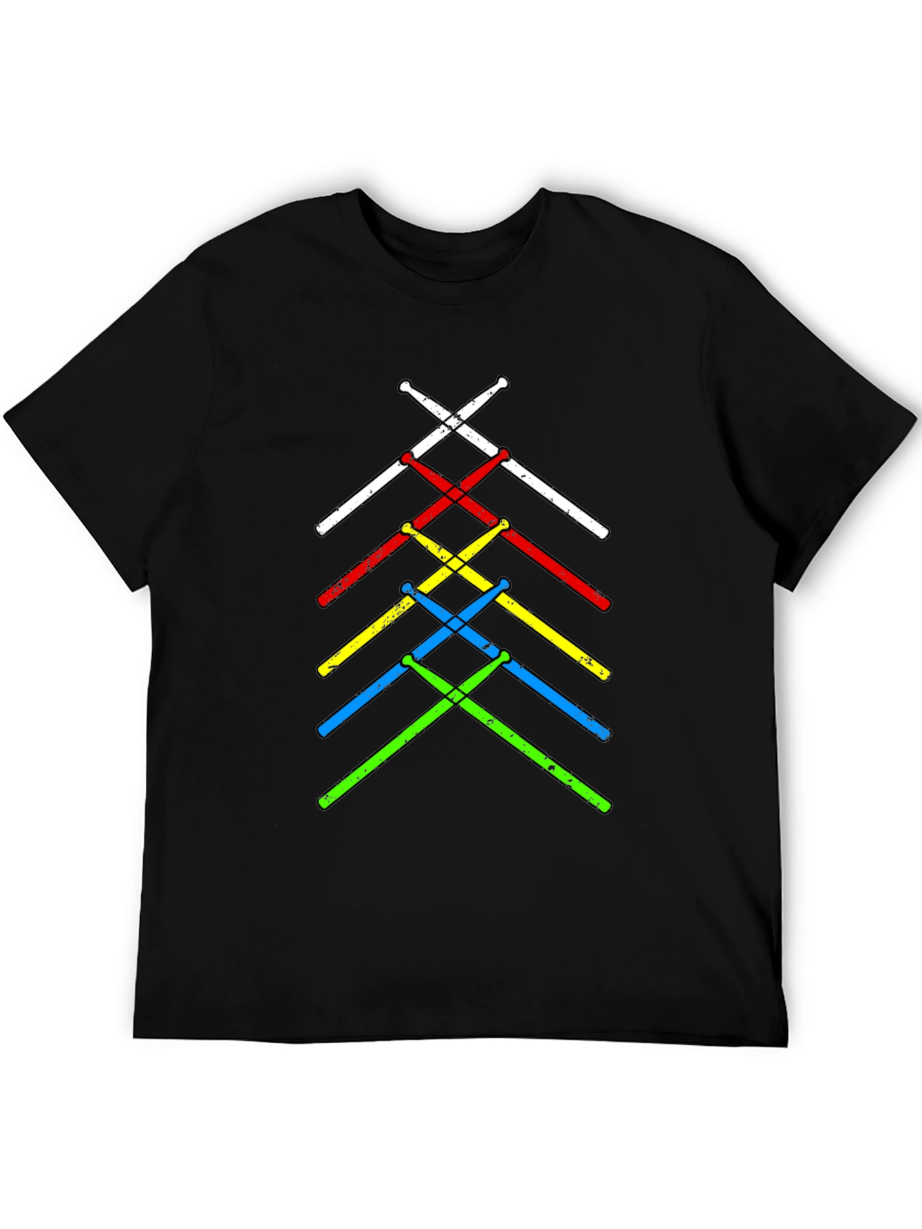 Drumsticks Graphic Tee - Music Lovers T-Shirt