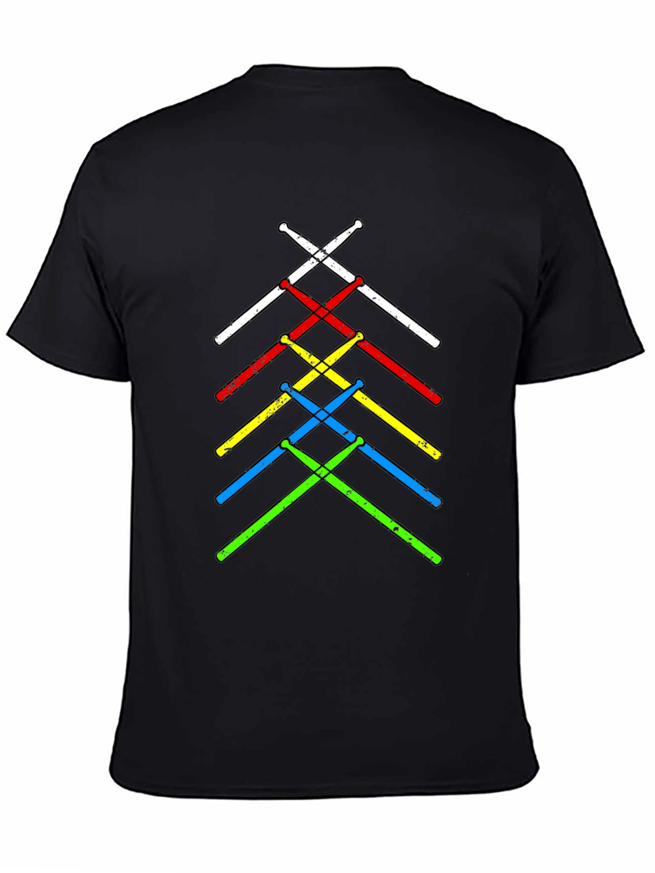 Drumsticks Graphic Tee - Music Lovers T-Shirt