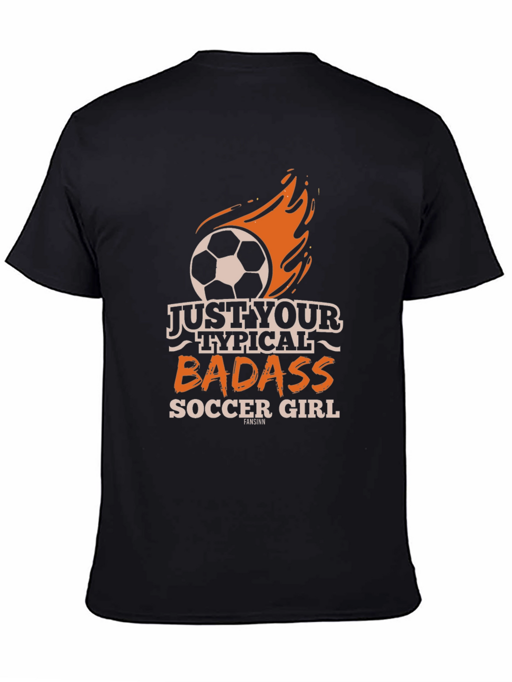 Badass Soccer Girl Graphic T-Shirt