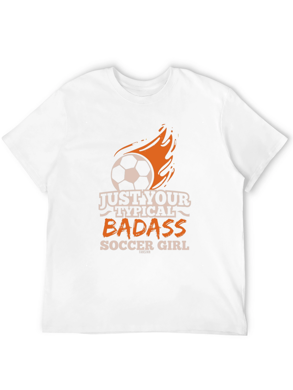 Badass Soccer Girl Graphic T-Shirt