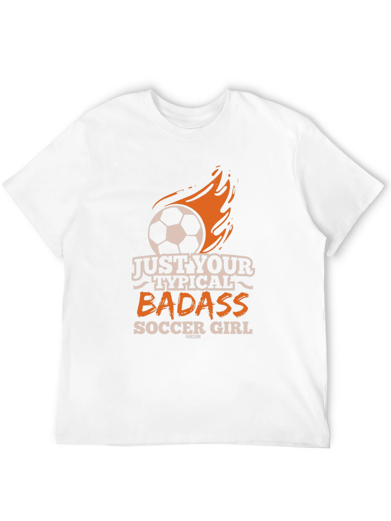 Badass Soccer Girl Graphic T-Shirt
