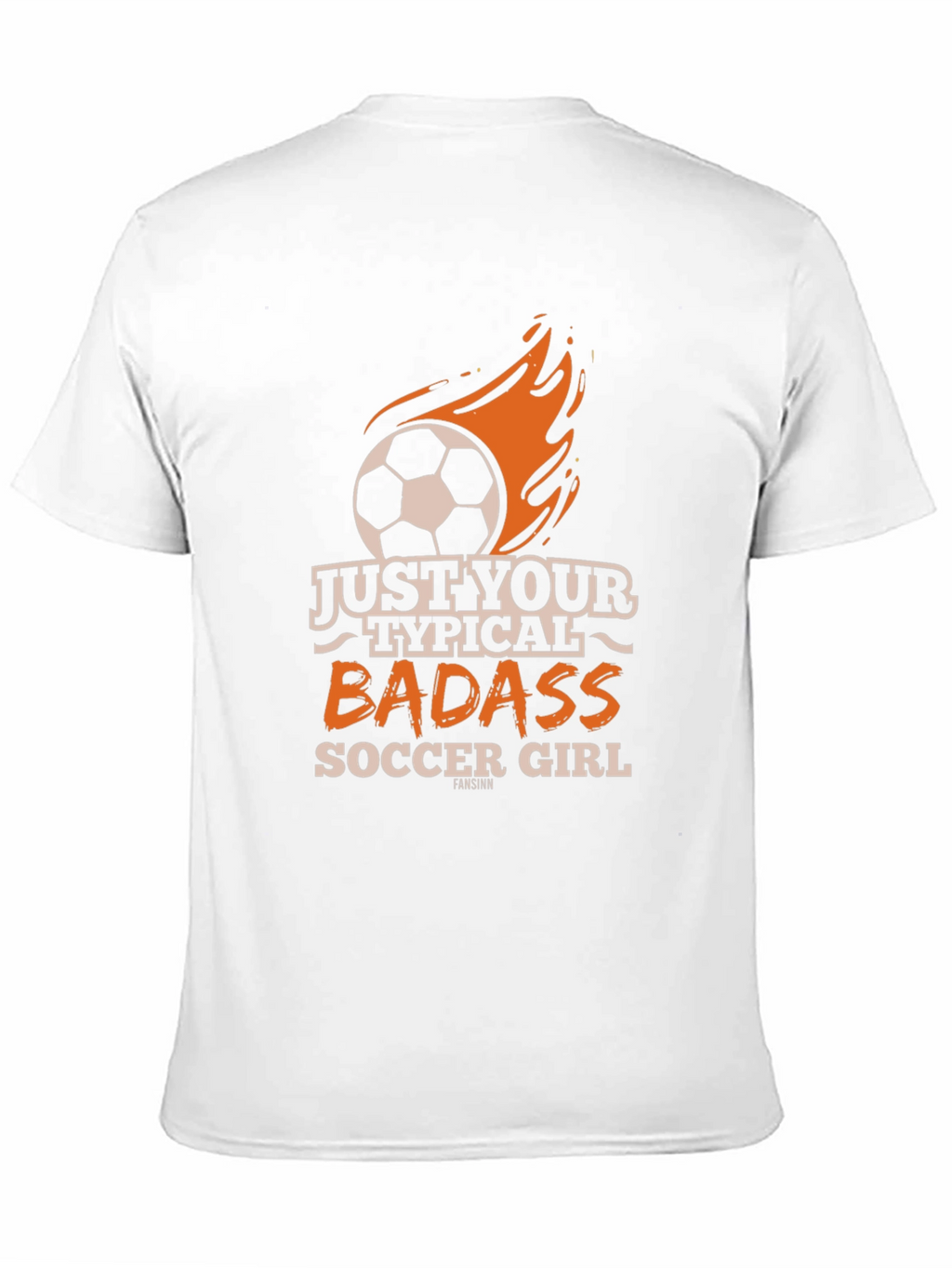 Badass Soccer Girl Graphic T-Shirt