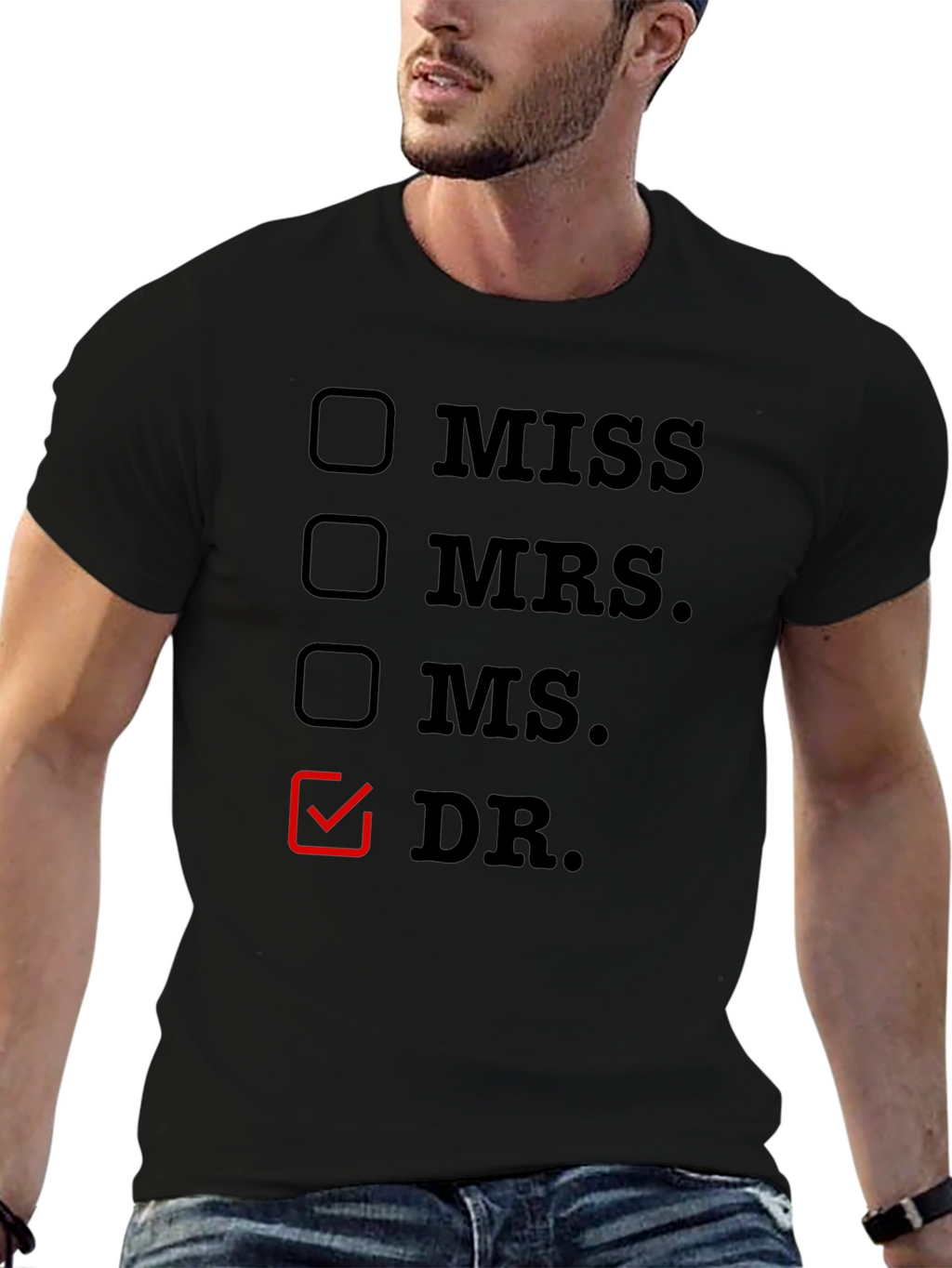 Dr. Checkbox Tee - Novelty Doctor T-Shirt