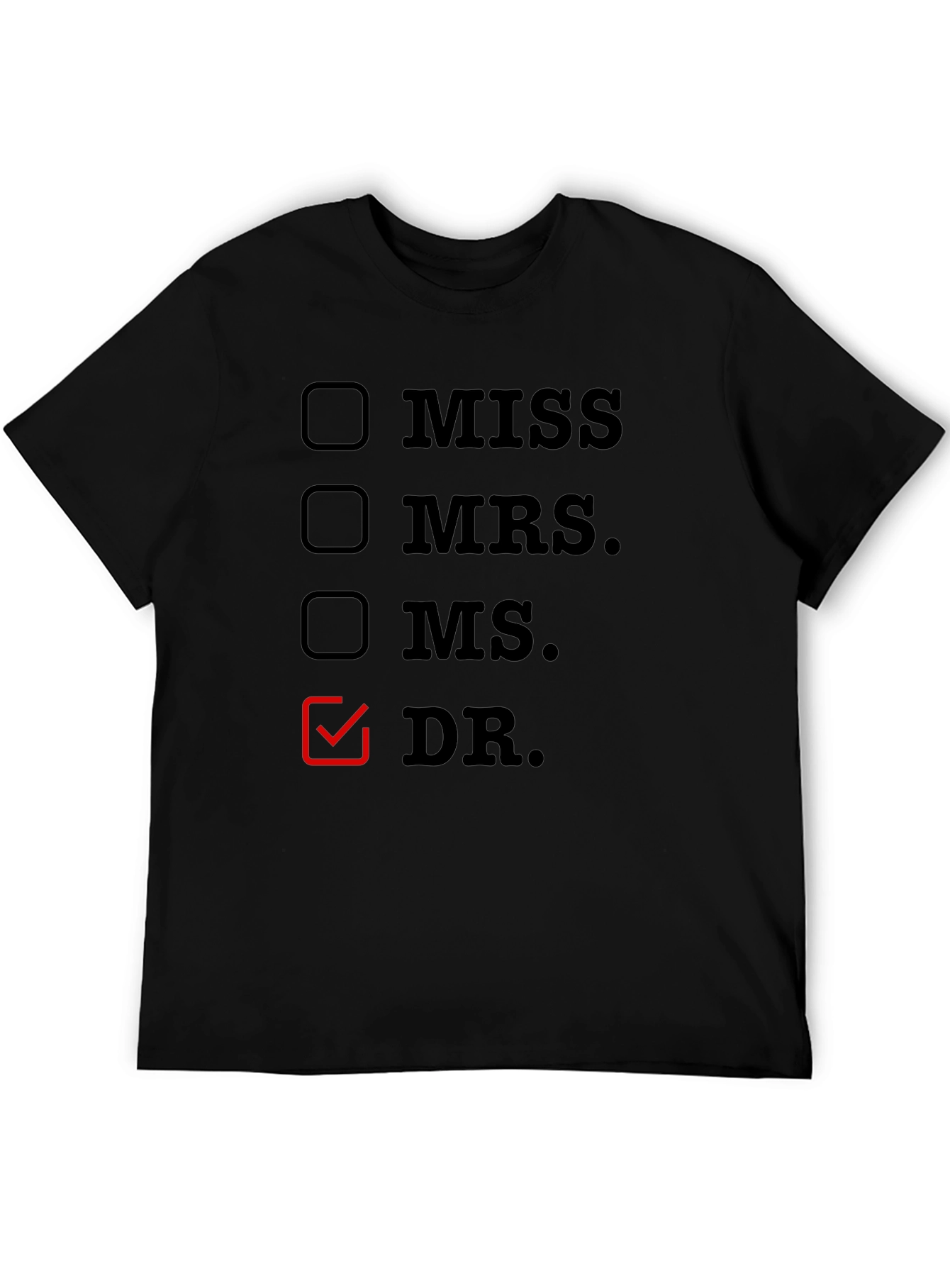 Dr. Checkbox Tee - Novelty Doctor T-Shirt