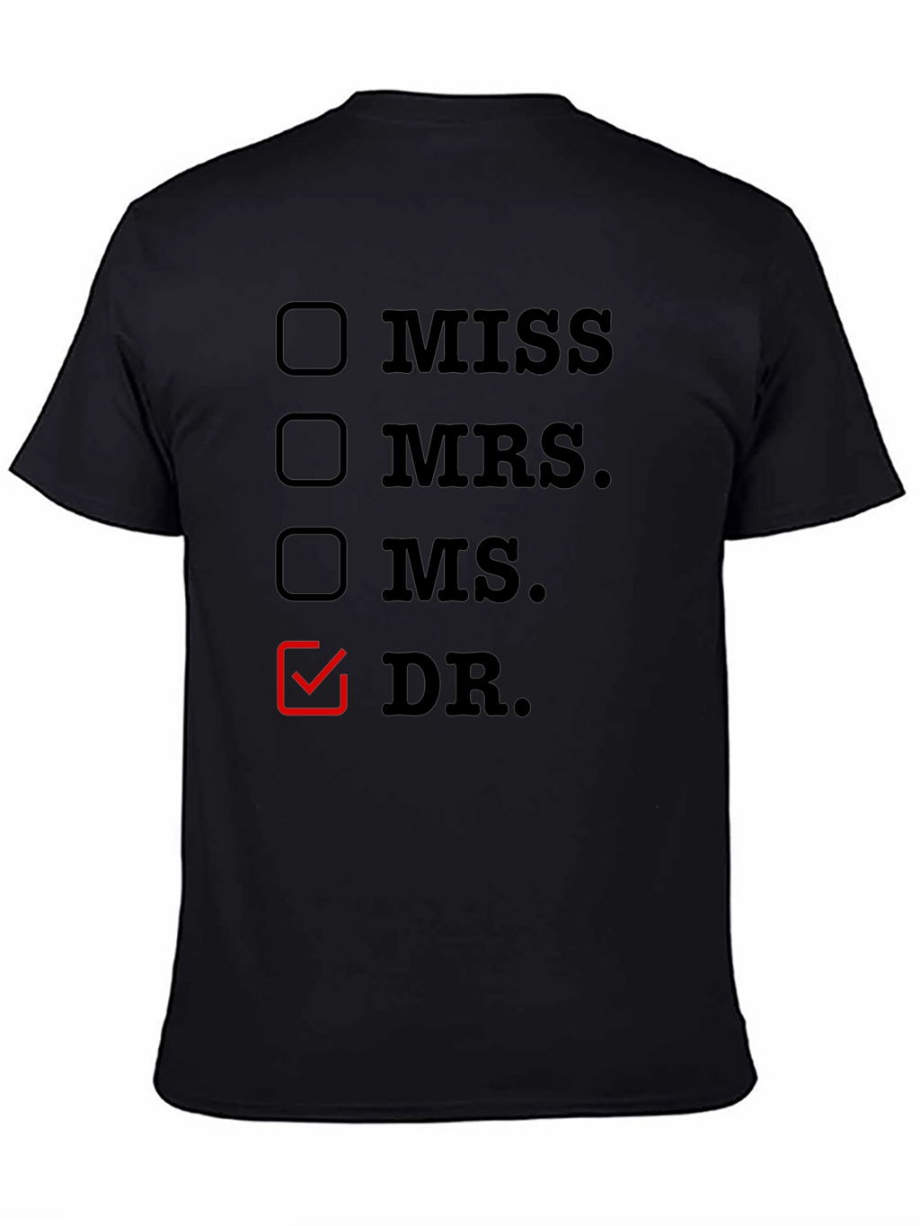 Dr. Checkbox Tee - Novelty Doctor T-Shirt