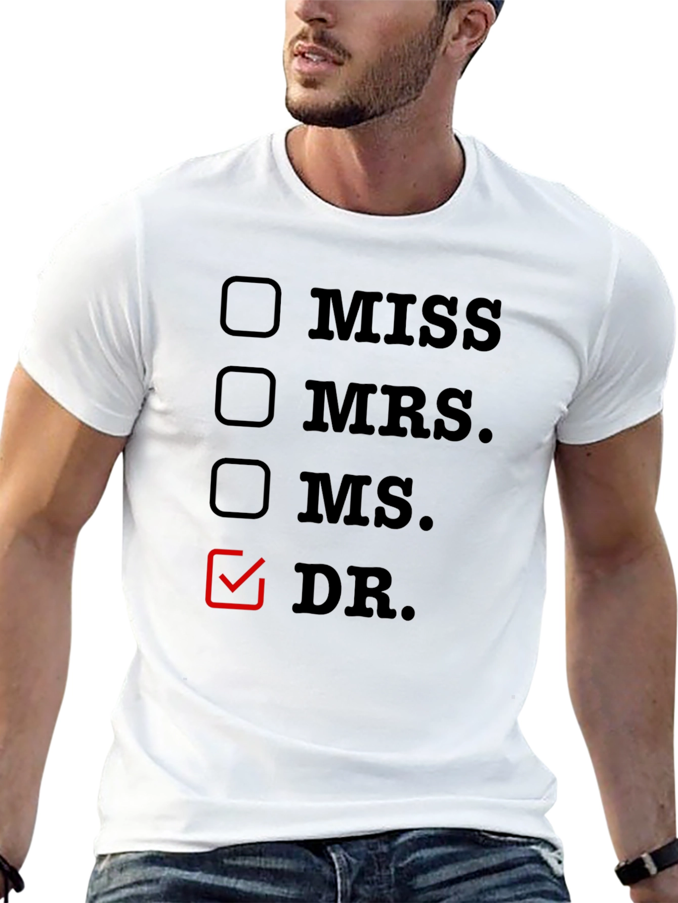 Dr. Checkbox Tee - Novelty Doctor T-Shirt