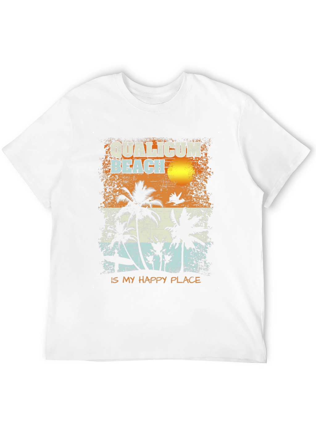 Qualicum Beach Happy Place T-Shirt