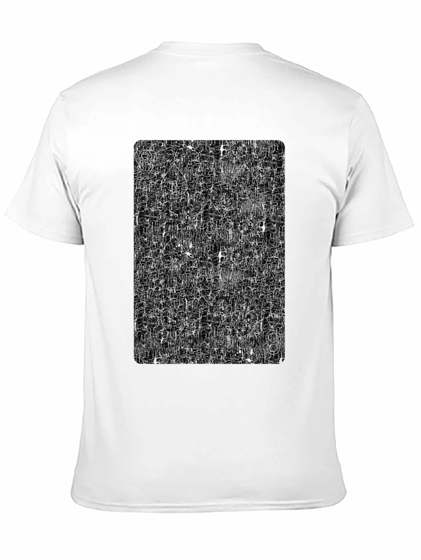 8 of Spades Graphic Tee - Stylish Card Design