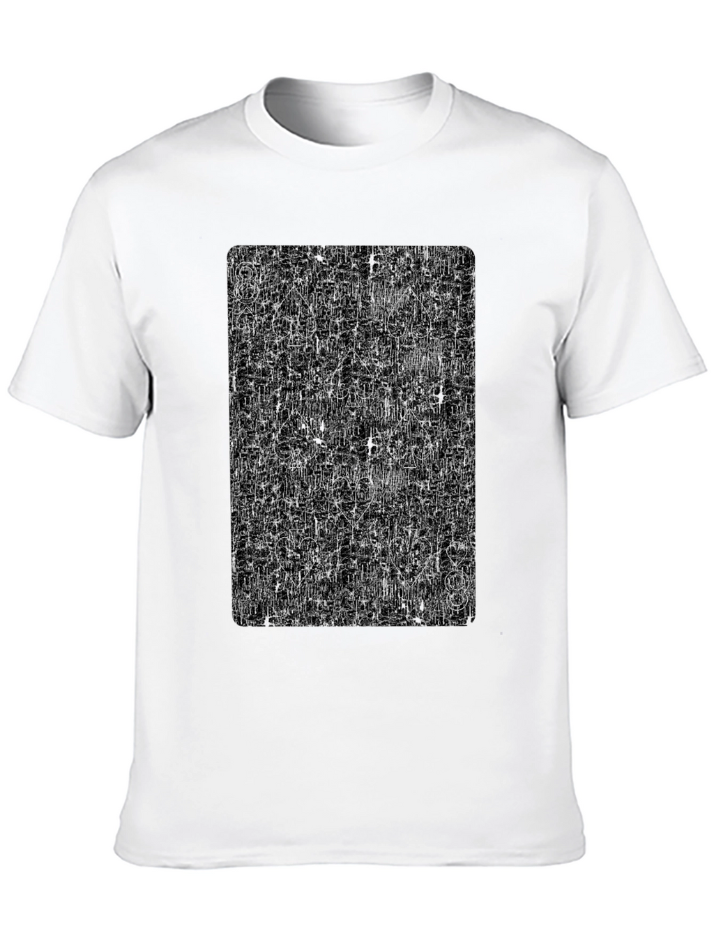 8 of Spades Graphic Tee - Stylish Card Design