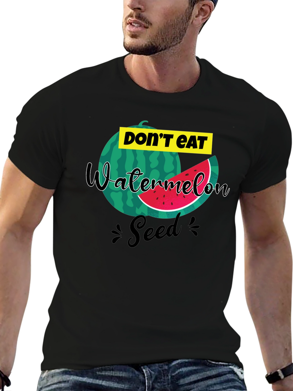 Dont Eat Watermelon Seed T-Shirt Funny Tee