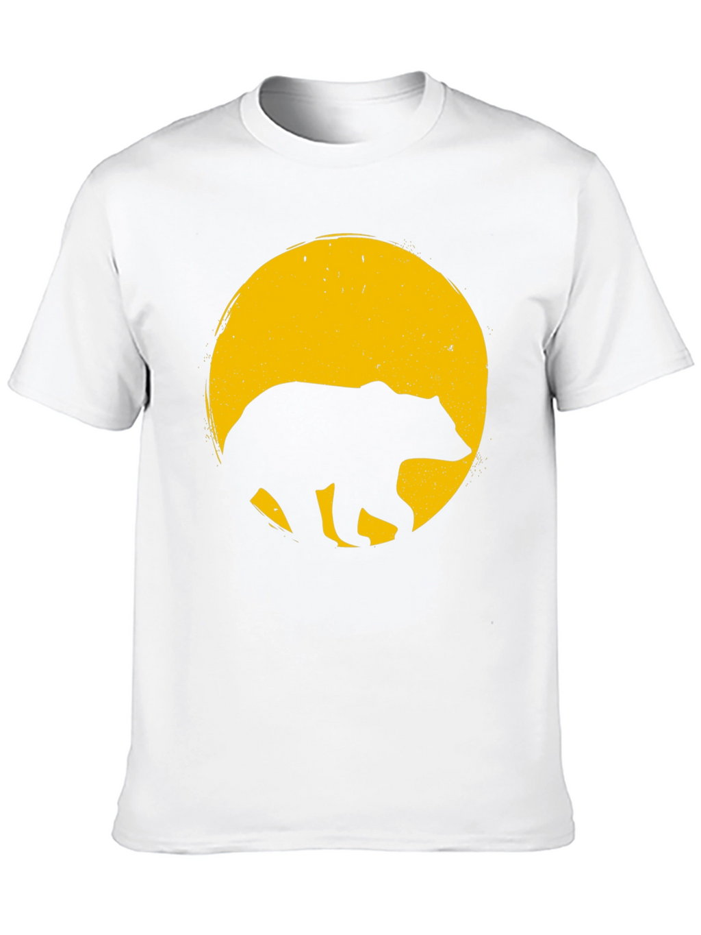 Bear Silhouette Tee - Mens Black T-Shirt