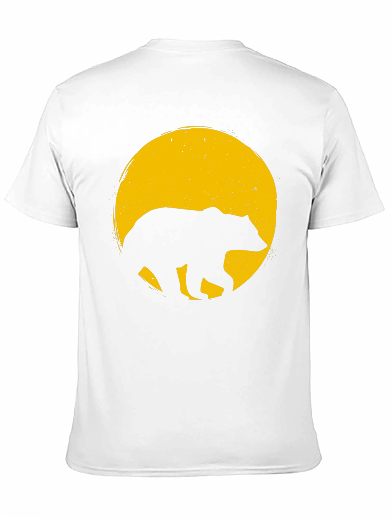 Bear Silhouette Tee - Mens Black T-Shirt