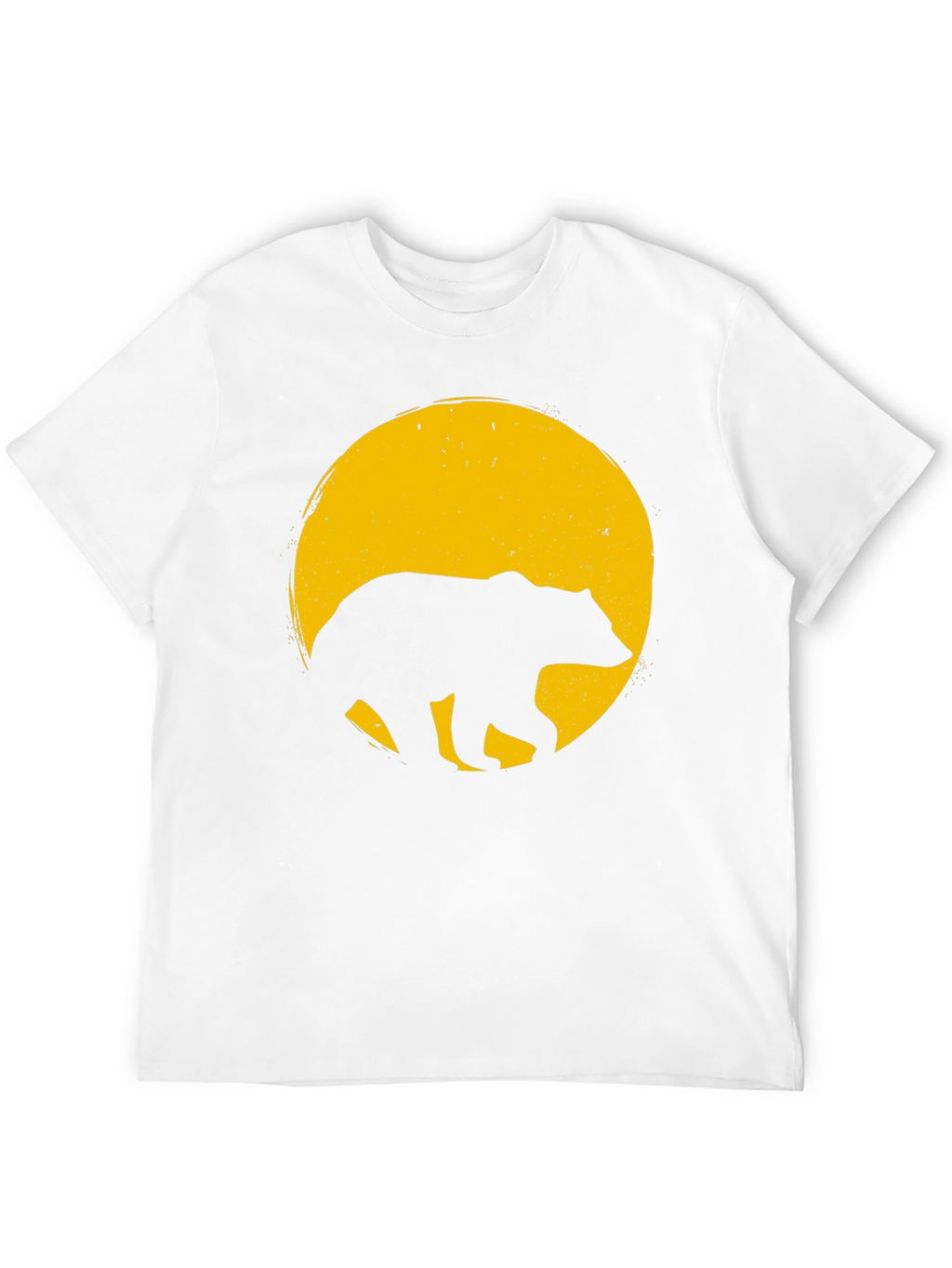 Bear Silhouette Tee - Mens Black T-Shirt