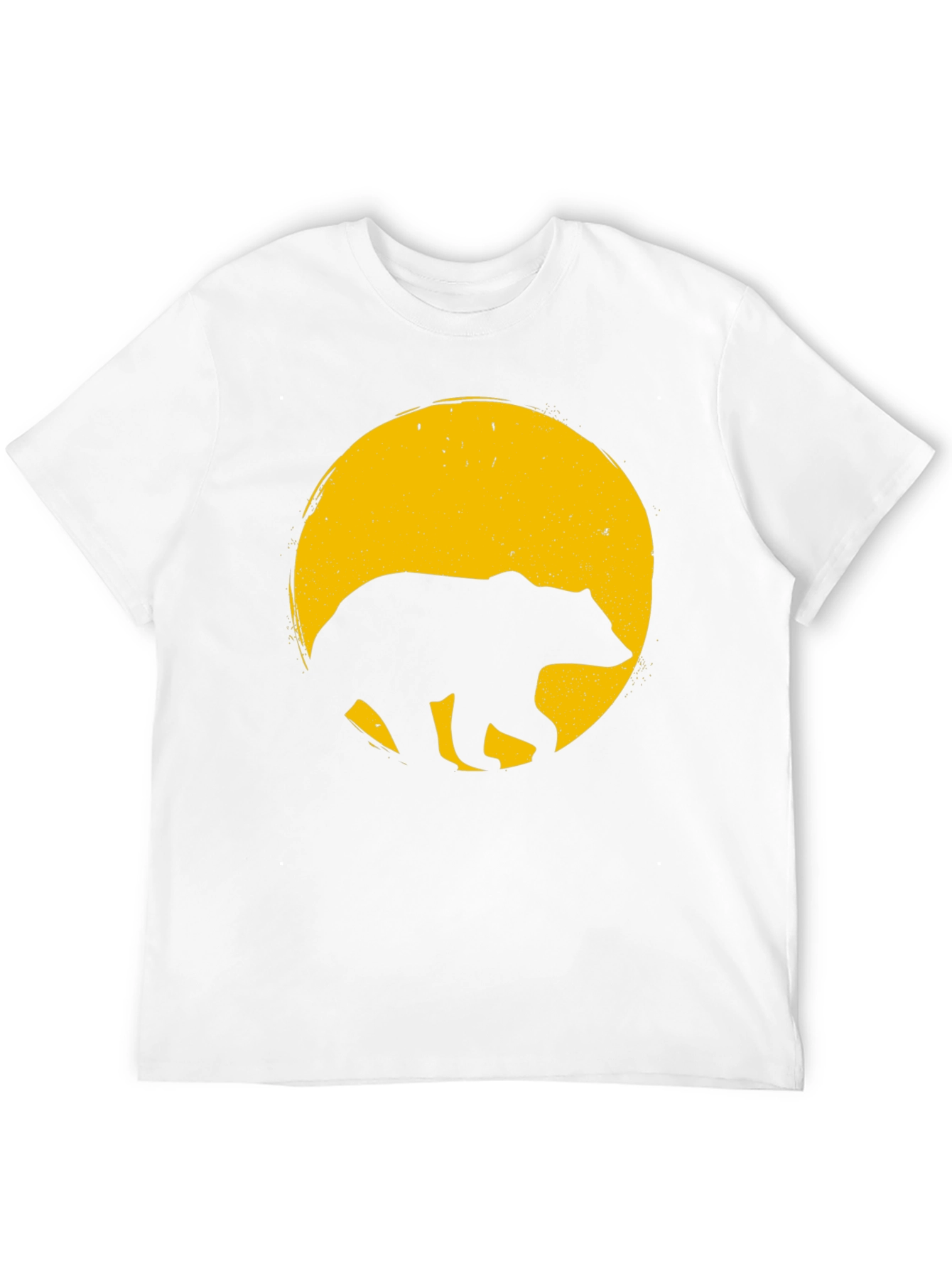 Bear Silhouette Tee - Mens Black T-Shirt