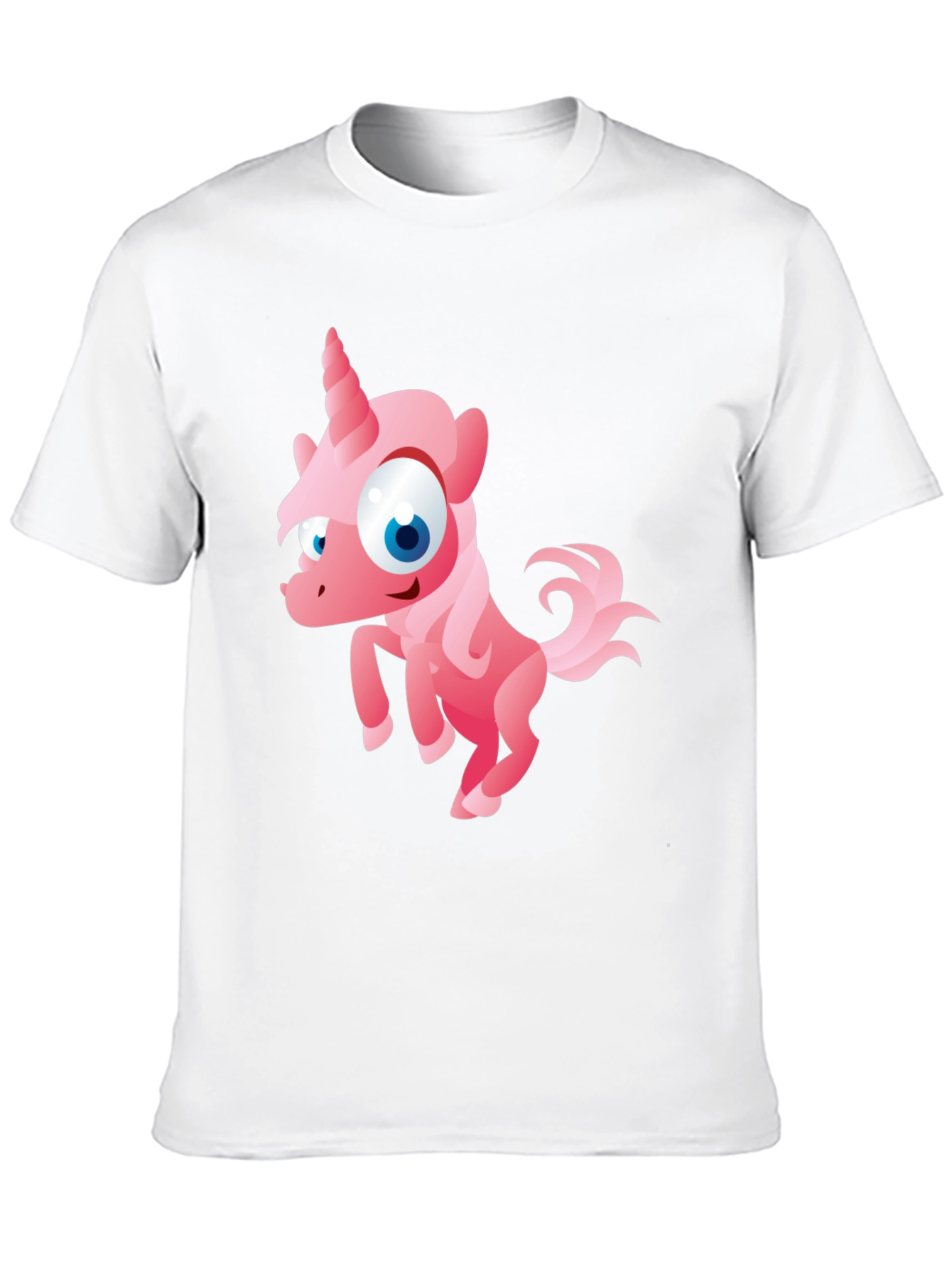 Black Unicorn Cartoon T-Shirt
