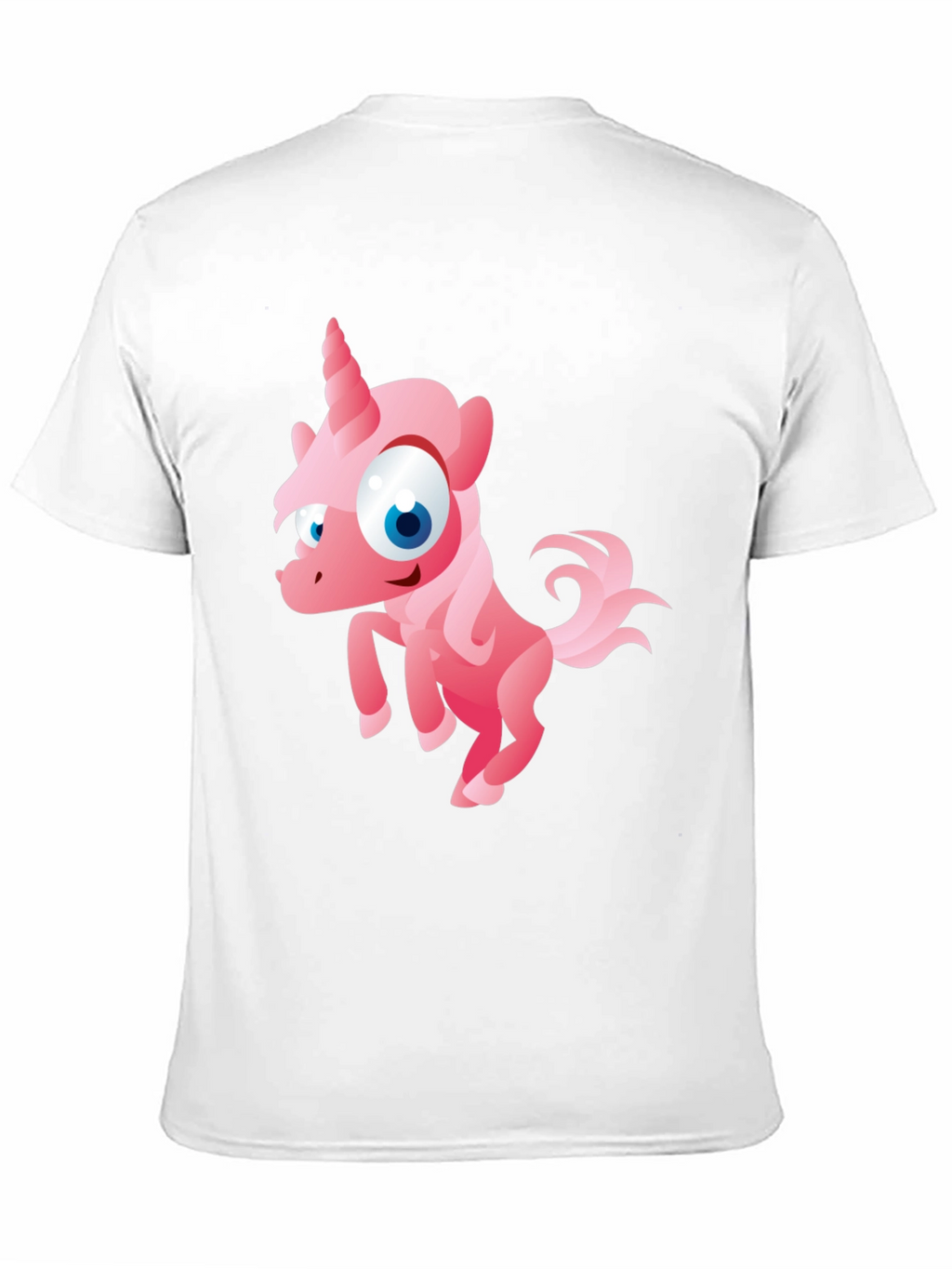 Black Unicorn Cartoon T-Shirt