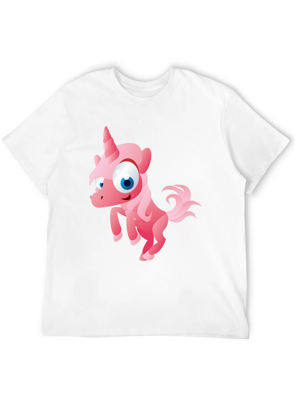 Black Unicorn Cartoon T-Shirt