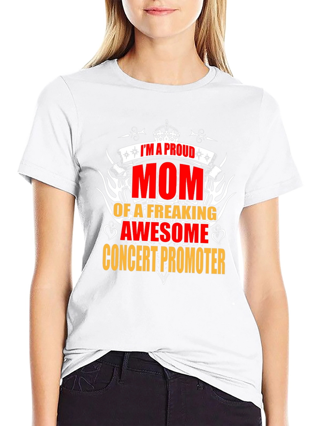 Proud Mom Concert Promoter T-Shirt - Awesome Graphic Tee