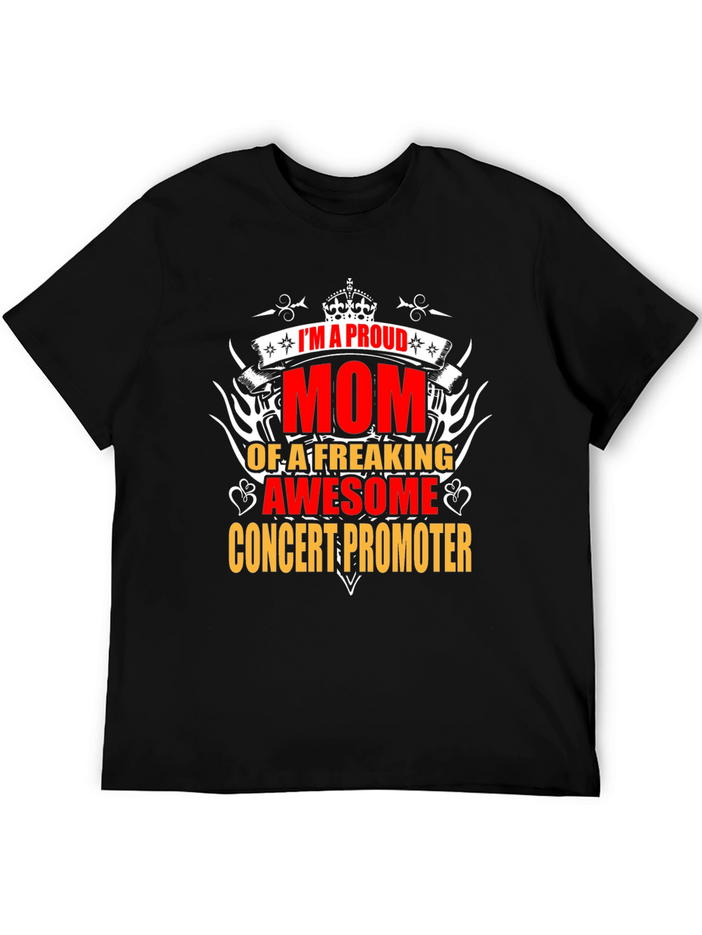 Proud Mom Concert Promoter T-Shirt - Awesome Graphic Tee