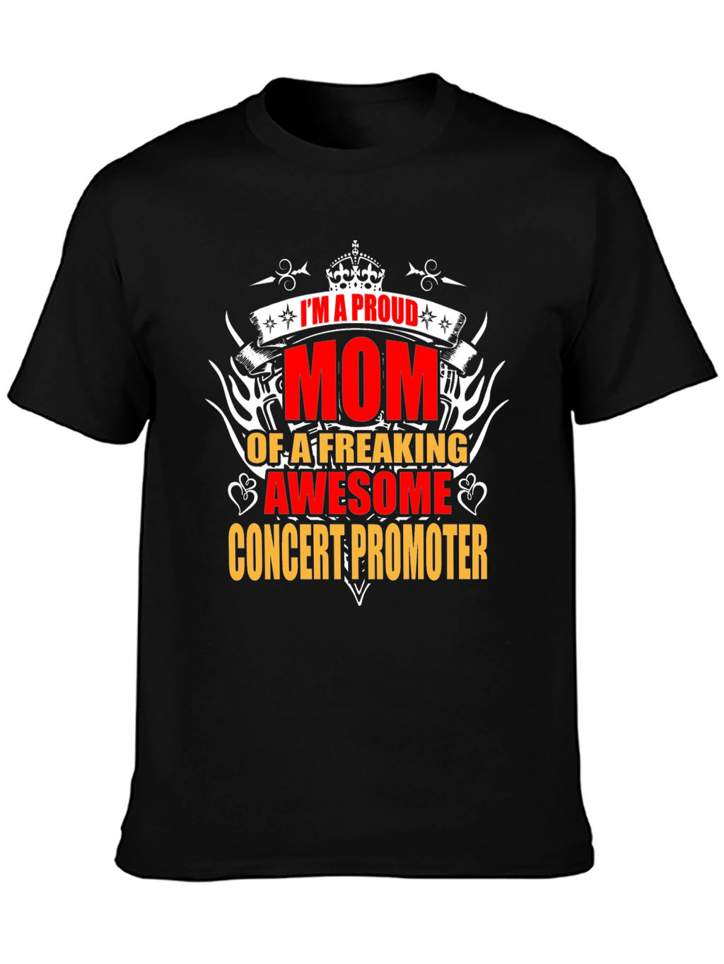 Proud Mom Concert Promoter T-Shirt - Awesome Graphic Tee