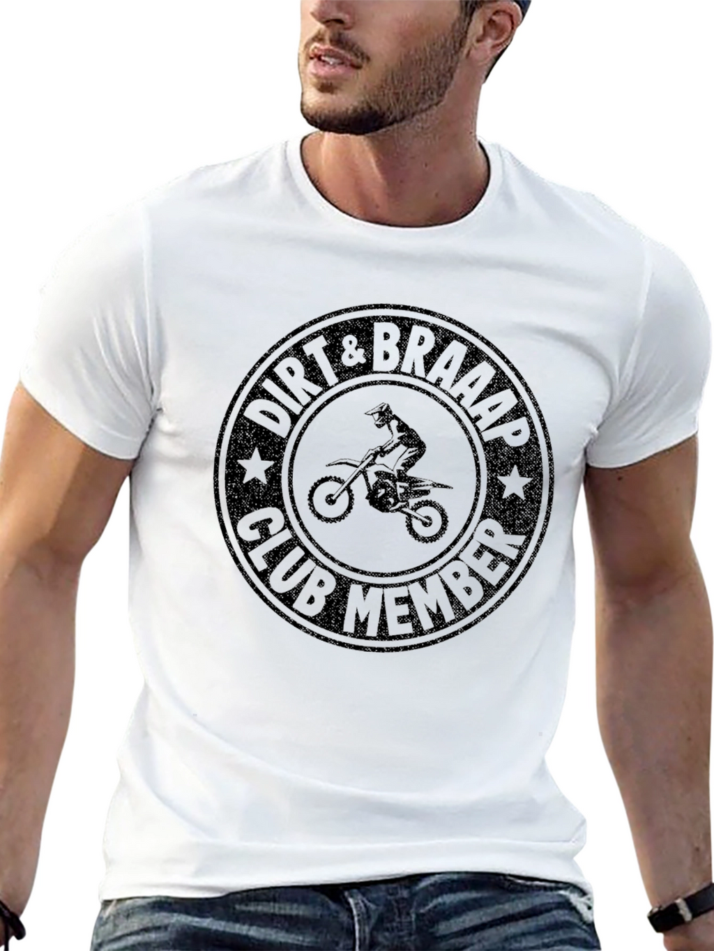 Dirt & Braaap Club Member Black T-Shirt