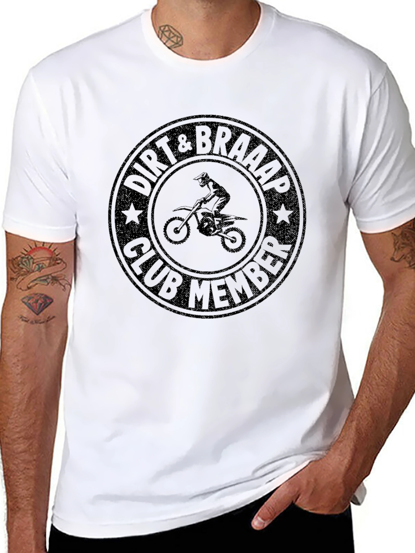 Dirt & Braaap Club Member Black T-Shirt