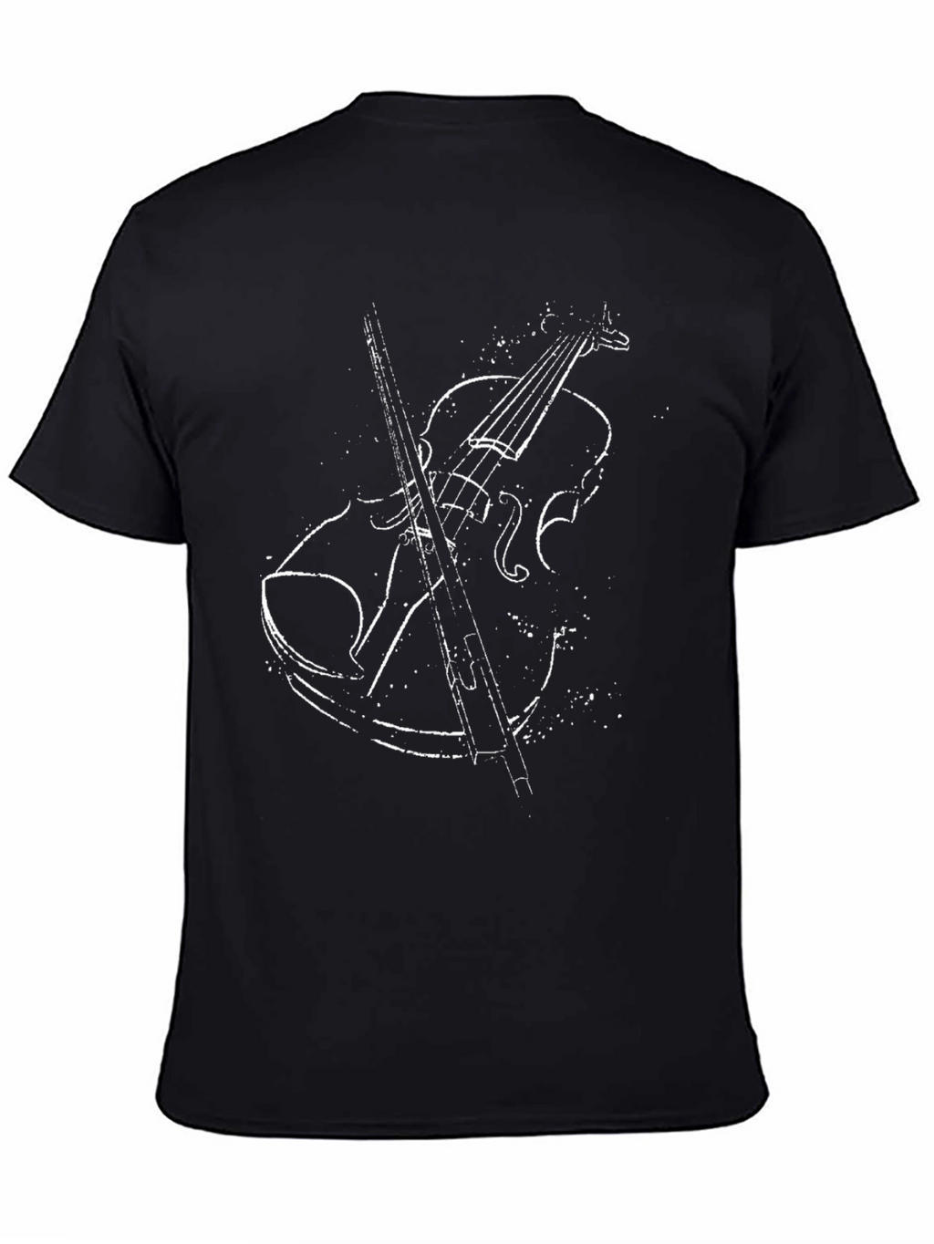 Violin Graphic T-Shirt - Music Lover Tee