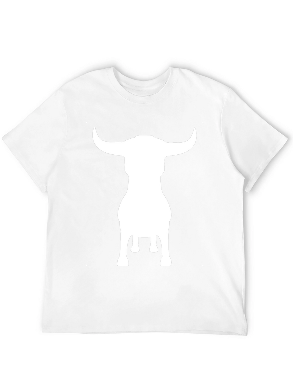Bull Silhouette Black Graphic Tee - Mens