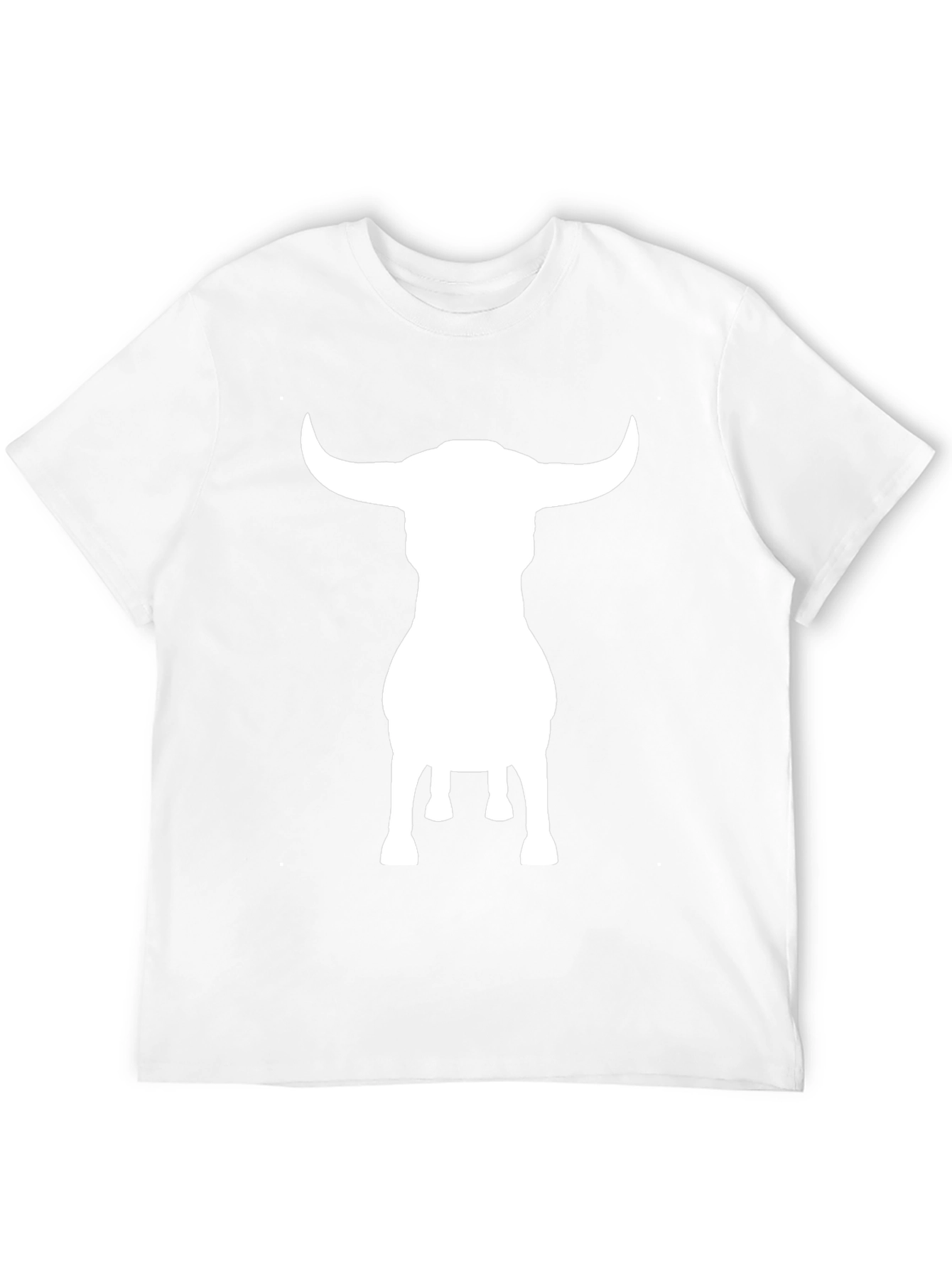 Bull Silhouette Black Graphic Tee - Mens