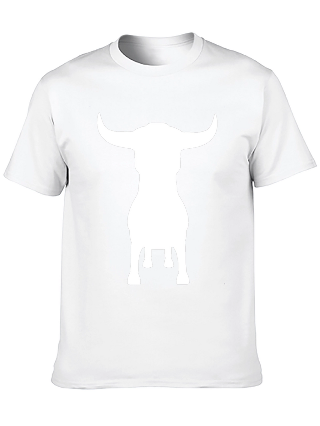 Bull Silhouette Black Graphic Tee - Mens