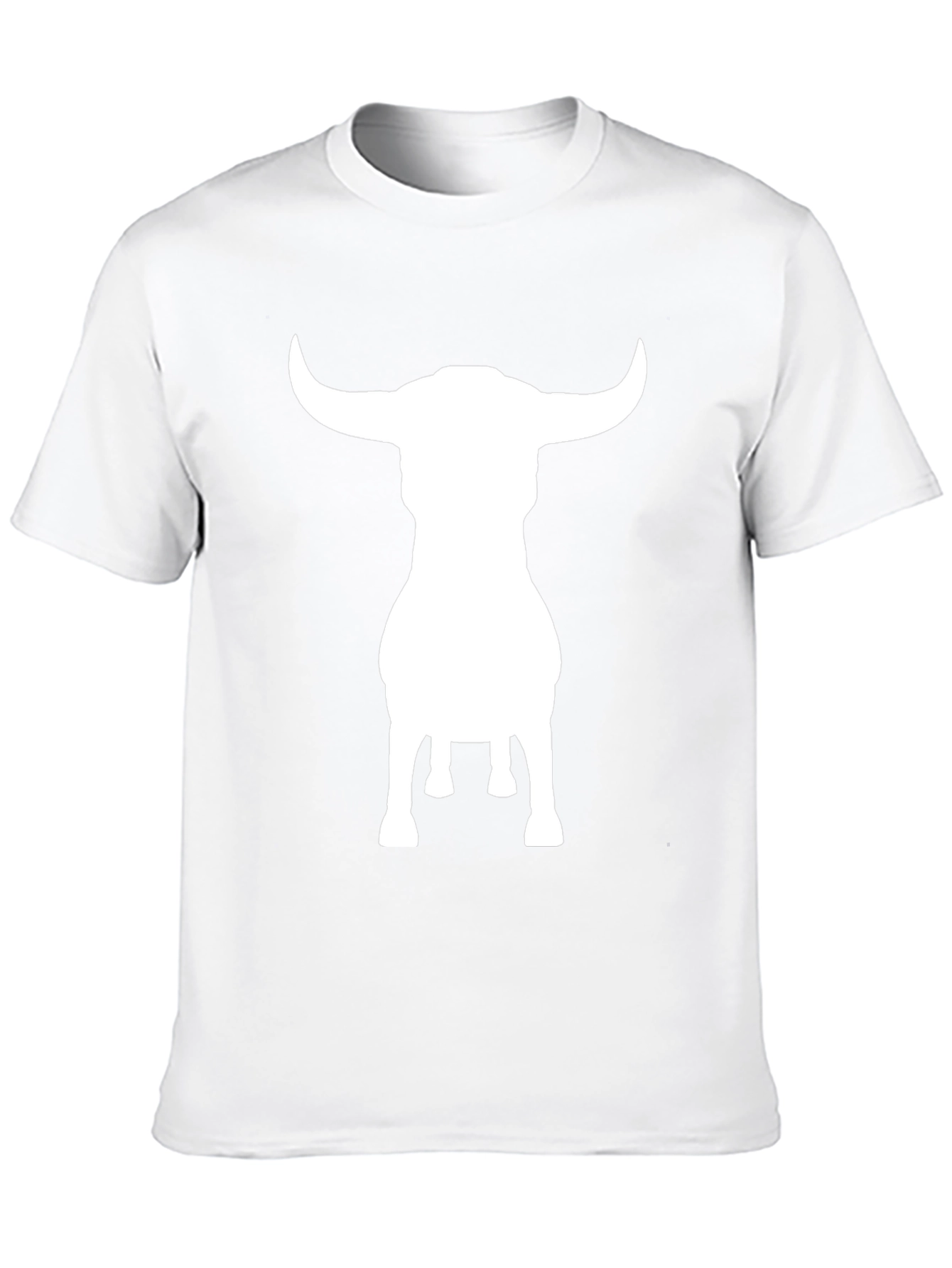 Bull Silhouette Black Graphic Tee - Mens