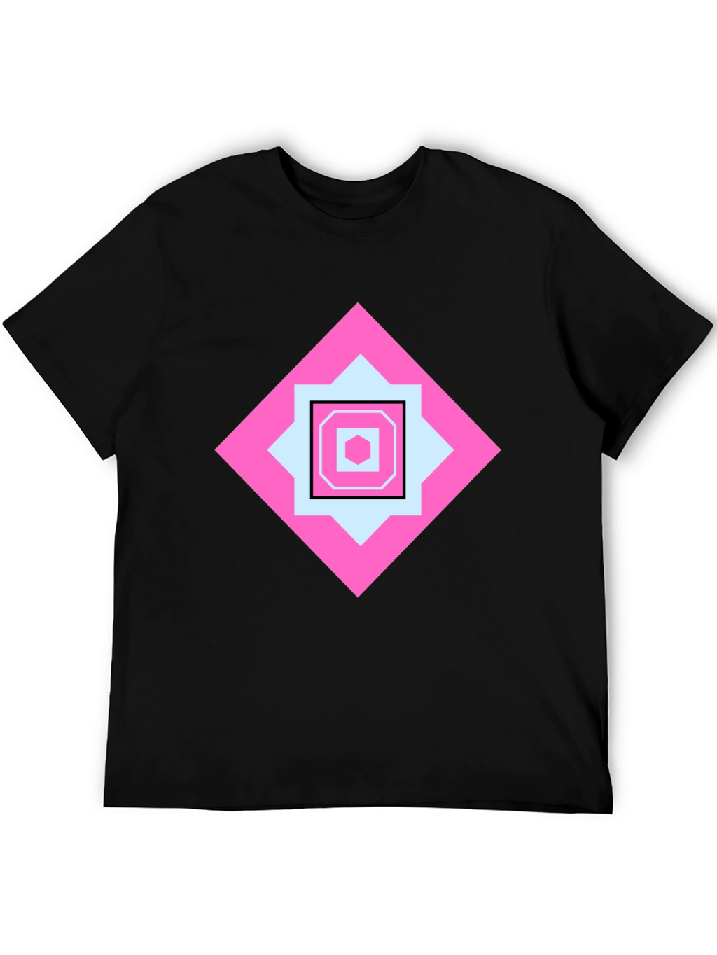 Geometric Pattern Tee - Stylish Casual Wear