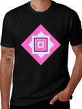 Geometric Pattern Tee - Stylish Casual Wear