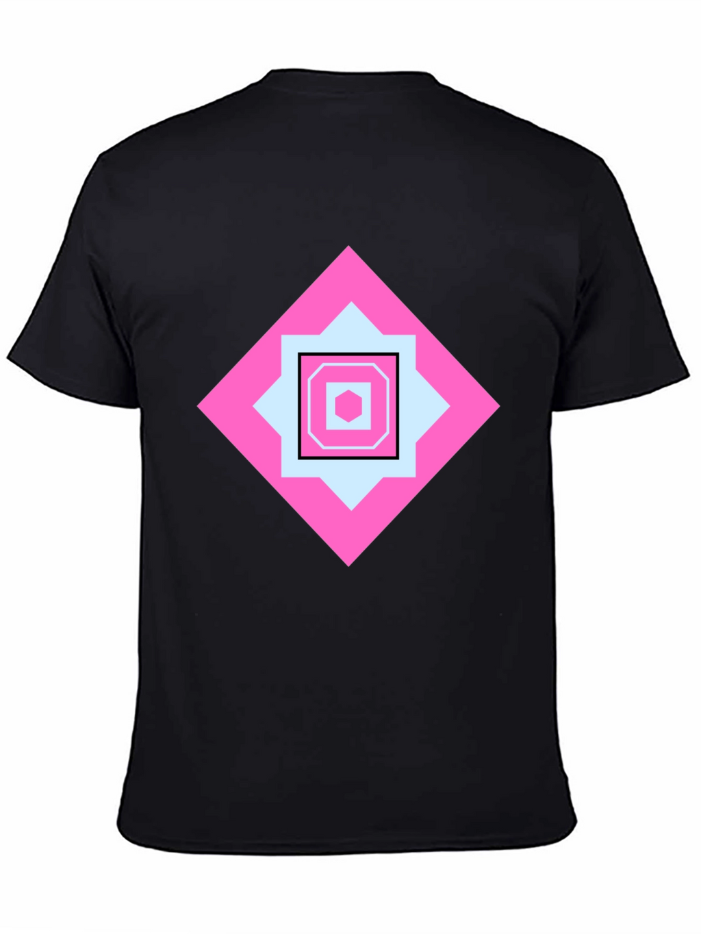 Geometric Pattern Tee - Stylish Casual Wear